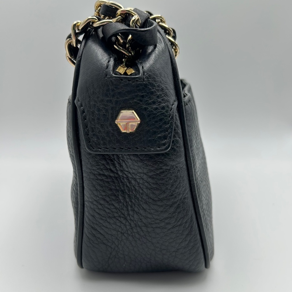 Tory Birch Thea Chain Shoulder Crossbody Black EUC - Picture 10 of 12